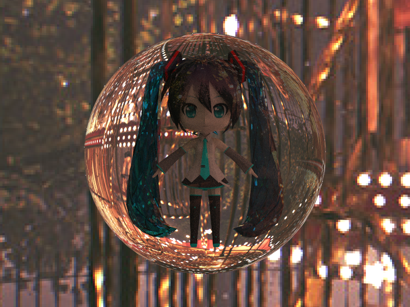 An rendered image of Hatsune Miku in Scotty3D.